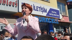 Akşener, Ardahan'ın Göle ilçesinde esnafı ziyaret etti