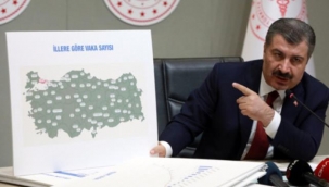 Bakan Koca illere göre haftalık 100 bin kişide görülen vaka sayısını açıkladı