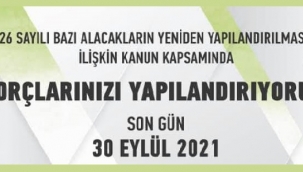 Belediye'den borç yapılandırması