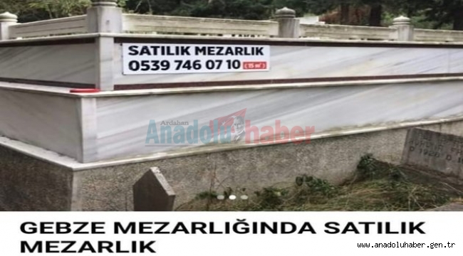 Akrabalara kızdı hisseli mezarlığı satılığa çıkardı!