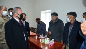 Vali Öner, Aşağıkurtoğlu, Yukarıkurtoğlu ve Çağlayık Köylerini Ziyaret Etti