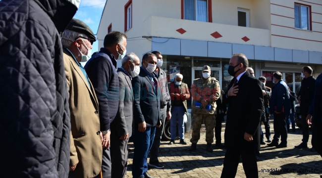 Vali Öner, Köy Ziyaretlerine devam ediyor