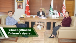 Yılmaz çiftinden Yıldırım'a ziyaret