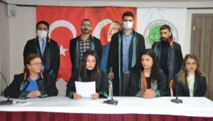 Avukatlar kadına şiddet için açıklama yaptı