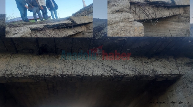 KADERİNE TERK EDİLEN KÖPRÜ TEHLİKE SAÇIYOR!