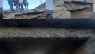 KADERİNE TERK EDİLEN KÖPRÜ TEHLİKE SAÇIYOR!