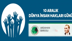 ARDAHAN BAROSUNDAN 10 ARALIK DÜNYA İNSAN HAKLARI GÜNÜ BASIN AÇIKLAMASI