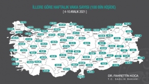 Bakan Koca haritayı paylaştı!