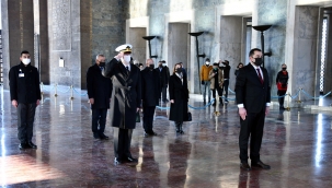 Başkan Taştan ve Yönetimi, Ata'nın Huzurunda