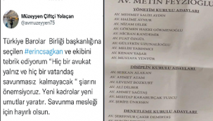 ESKİ BARO BAŞKANINDAN YENİ BAROYA ALİYEVLİ GÖNDERME!