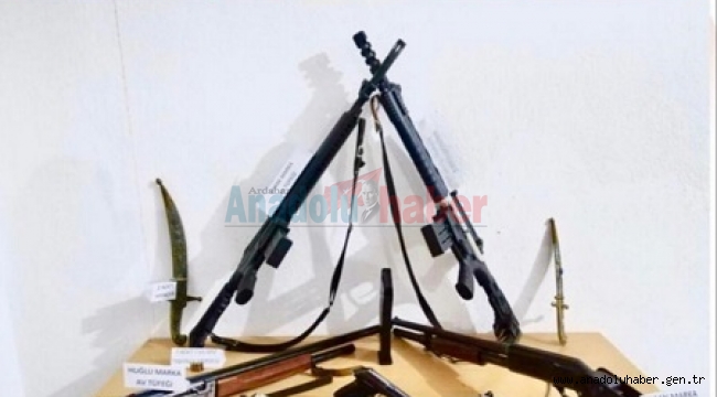 KAÇAK SİLAH OPERASYONU: 4 KİŞİ GÖZALTINA ALINDI