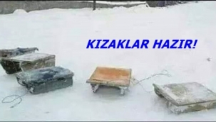KAR YAĞDI, ÇOCUKLAR SEVİNDİ, BÜYÜKLER ÜZÜLDÜ!