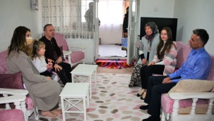 Şehit Onbaşı Erdal Sarıkaya’nın Ailesini Ziyaret Ettiler