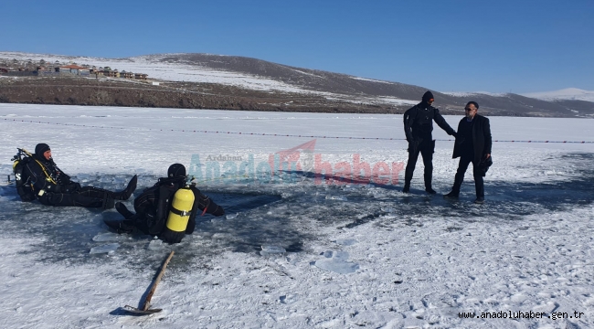 -20’de Donmuş göle daldılar !