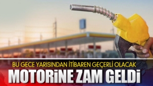 Motorine 52 kuruş zam geldi!