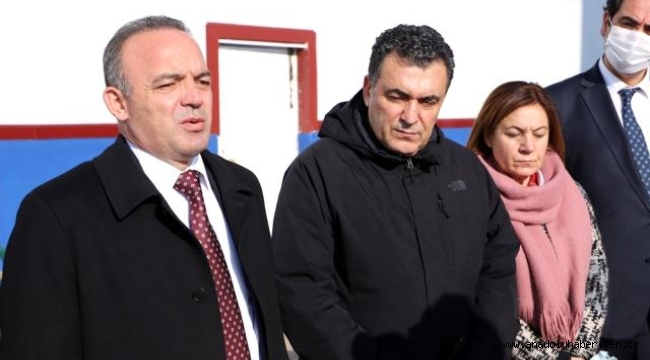 Vali Öner ve Başkan Demir'den fabrika ziyareti