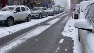 Ardahan'da kar yağışı etkili oluyor
