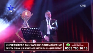 BAŞKAN DEMİR, YİNE ONLAR İÇİN SAHNEDEYDİ
