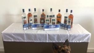 Jandarma'dan kaçak alkol ve sigara operasyonu
