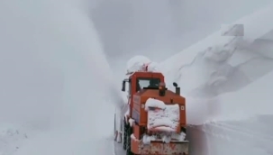 Şavşat Ardahan karayolu kontrollü olarak trafiğe açıldı