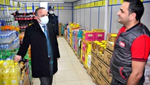 Vali Öner, Marketlere denetim yaptı