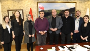 YEŞİLAY'DAN BAŞKAN DEMİR'E ZİYARET