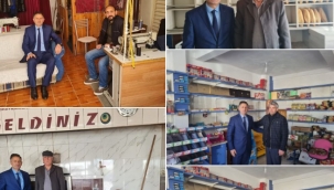 DEVA Partisi Ardahan İl Başkanı Candar Yılmaz, Esnafları ziyaret etti