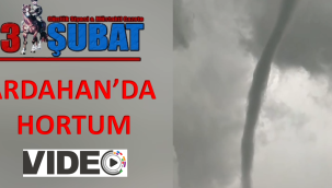 Ardahan'da Hortum Amatör Kameralar Tarafından Görüntülendi