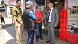 Vali Öner, esnaflara ziyaret gerçekleştirdi