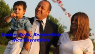 BAYRAMI MEMLEKETİNDE, BABA EVİNDE AİLECE GEÇİREN BOZKIR YEŞİL KIRLARI GEZİYOR
