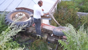 UÇURUMA YUVARLANDI: 1 ÖLÜ