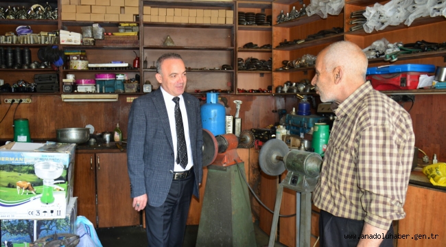 Vali Öner Kurban Bayramı öncesi esnaf ziyaretlerinde bulundu