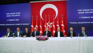 Yeni asgari ücret yüzde 30 artışla 5 bin 500 TL oldu