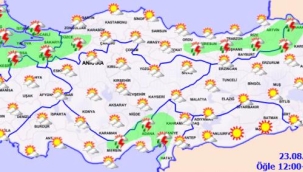5 gün şemsiyesiz çıkmayın!