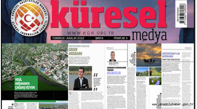 Ardahan Küresel Medya dergisinde