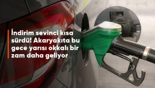 İndirim sevinci kısa sürdü!