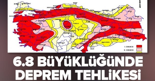 6.8 Büyüklüğünde deprem yaşanabilir!