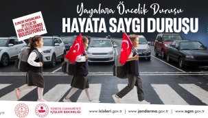 81 İlde Yayalara Öncelik Duruşu, Hayata Saygı Duruşu