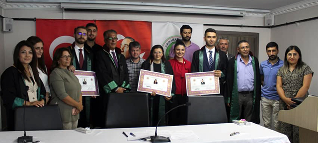 YENİ AVUKATLAR İÇİN RUHSAT TÖRENİ DÜZENLENDİ