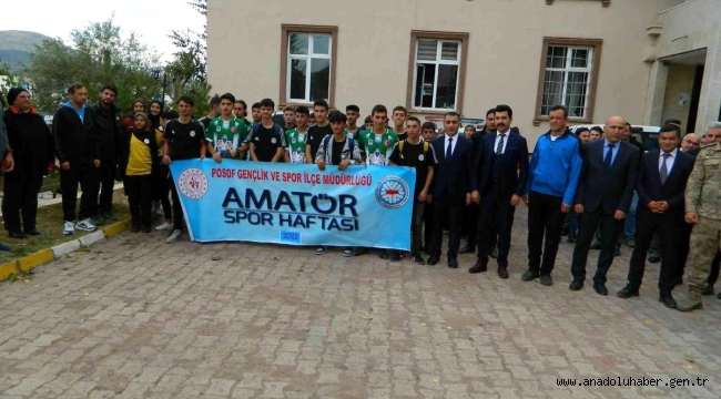 Amatör Spor Haftası Posof 'ta da başladı