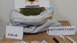 Ardahan'da uyuşturucu operasyonu