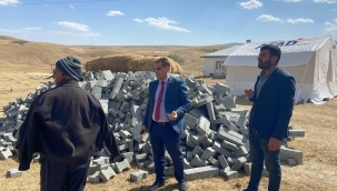 DEPREM BÖLGESİNDE ÇALIŞMALAR DEVAM EDİYOR