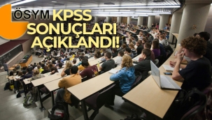 KPSS sınav sonuçları açıklandı!