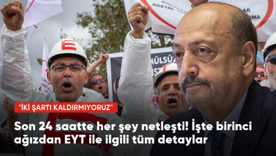 Bakan Bilgin, EYT düzenlemesiyle ilgili tüm detayları paylaştı