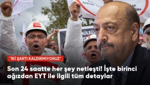 Bakan Bilgin, EYT düzenlemesiyle ilgili tüm detayları paylaştı