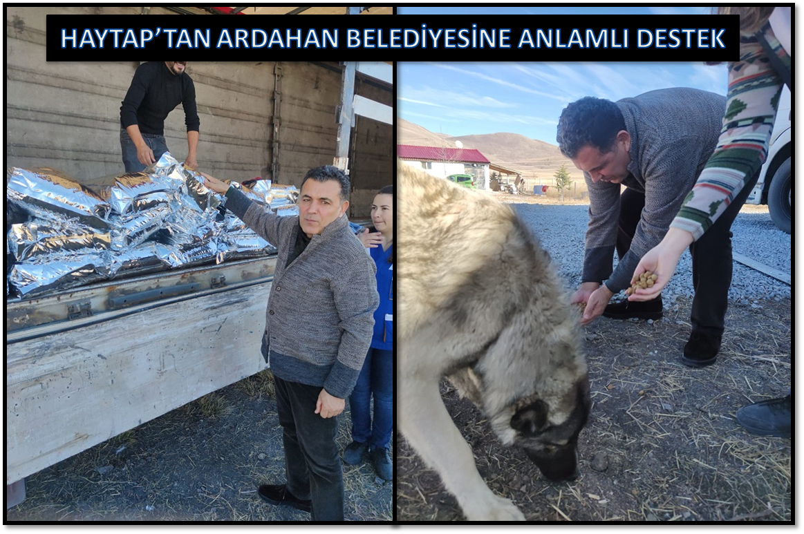 HAYTAP’TAN ARDAHAN BELEDİYESİNE ANLAMLI DESTEK