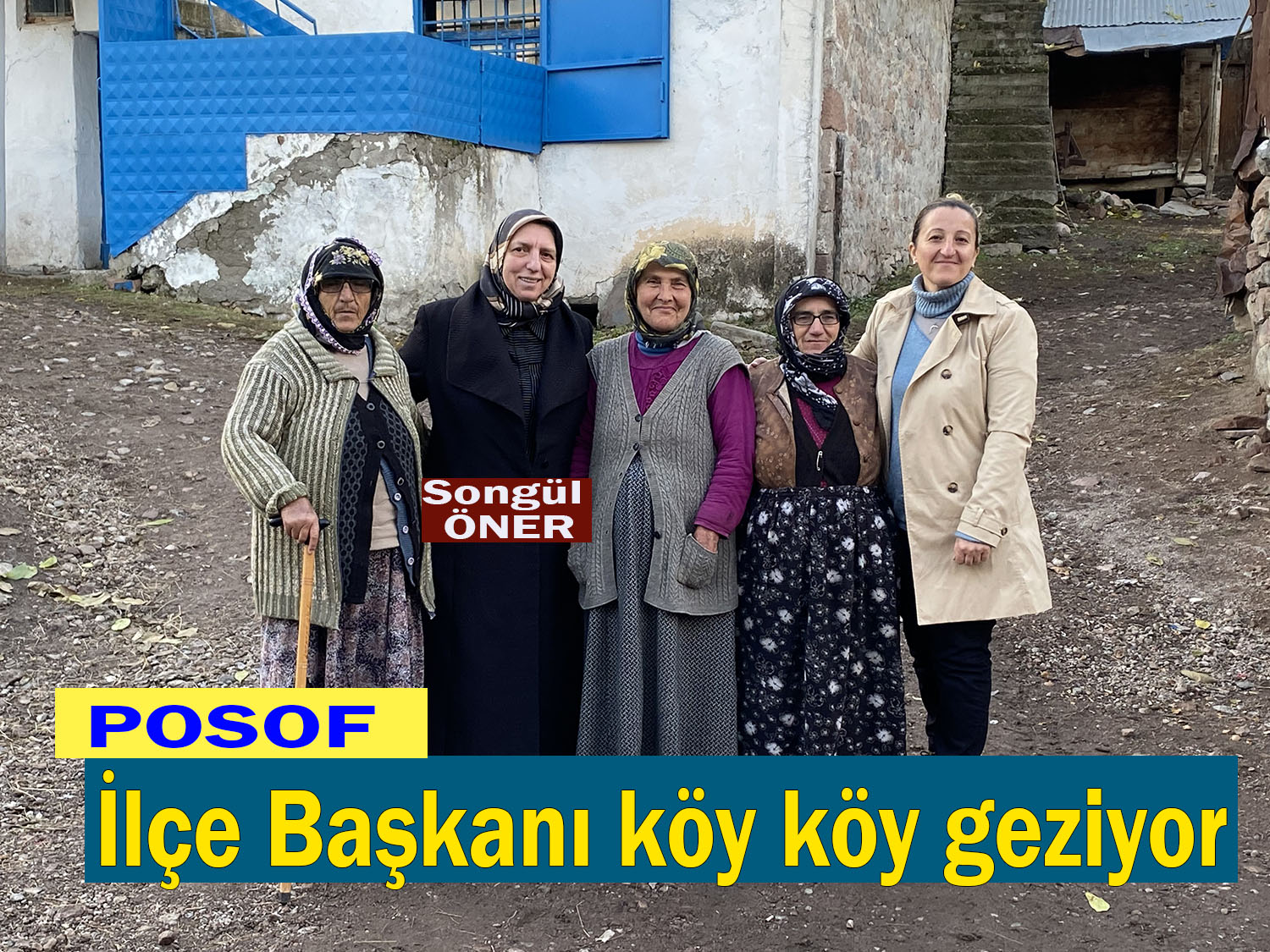 İlçe Başkanı Öner tek tek köyleri geziyor