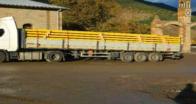Posof'a doğalgaz boruları geldi