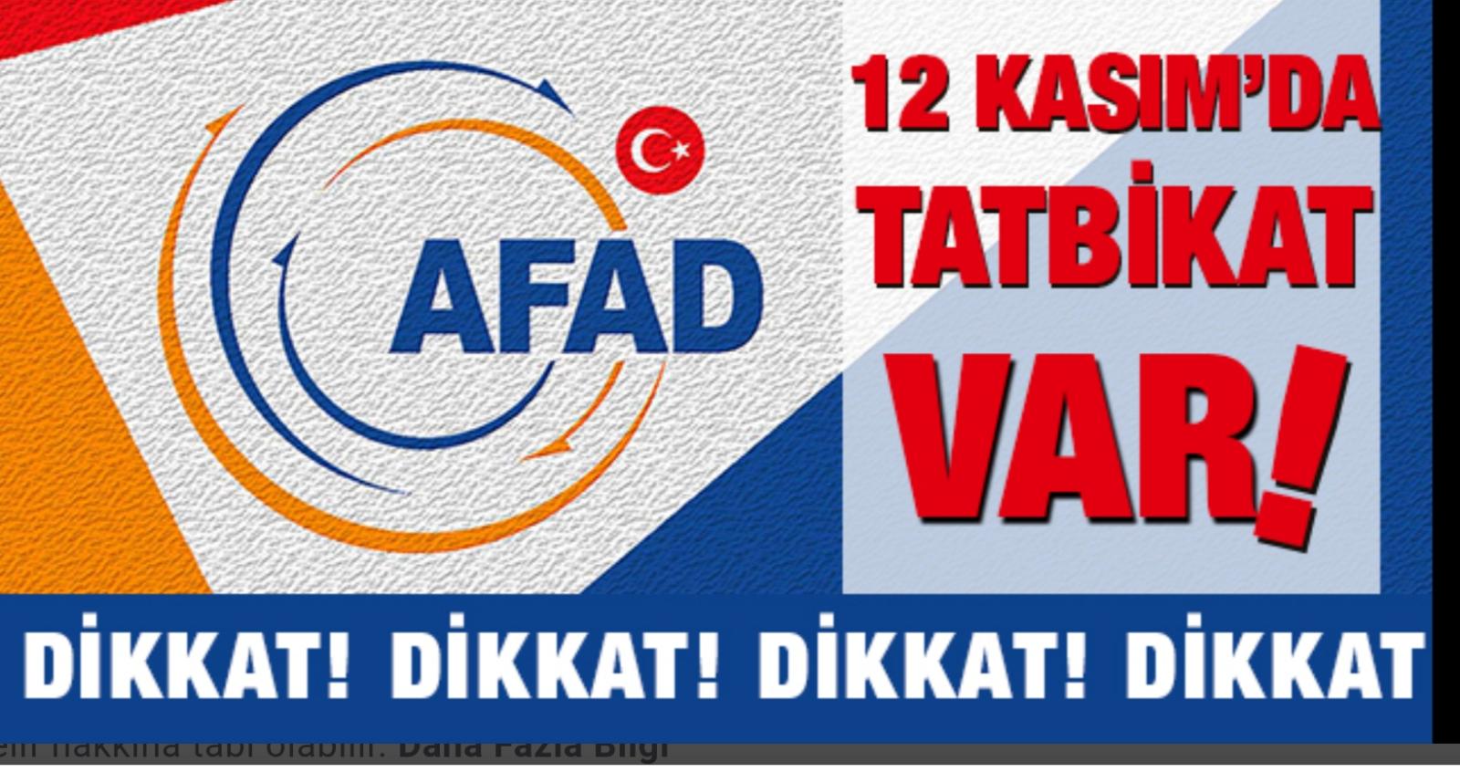 Türkiye en büyük 'Deprem Tahliye' tatbikatına hazırlanıyor