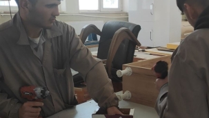 Ardahan'da meslek liseleri fabrika gibi çalışıyor